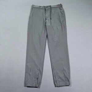 Mizzen Main Pants Men Medium Gray Jogger Performance Athletic Stretch Golf Baron
